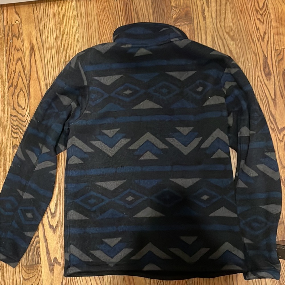 Large Patterned North Face Quarter Zip - image 3